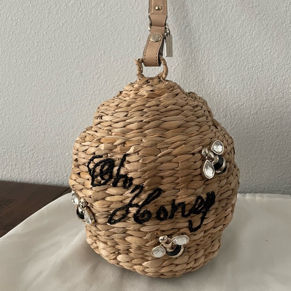 kate spade Bags Kate Spade Down The Rabbit Hole Straw Beehive Purse